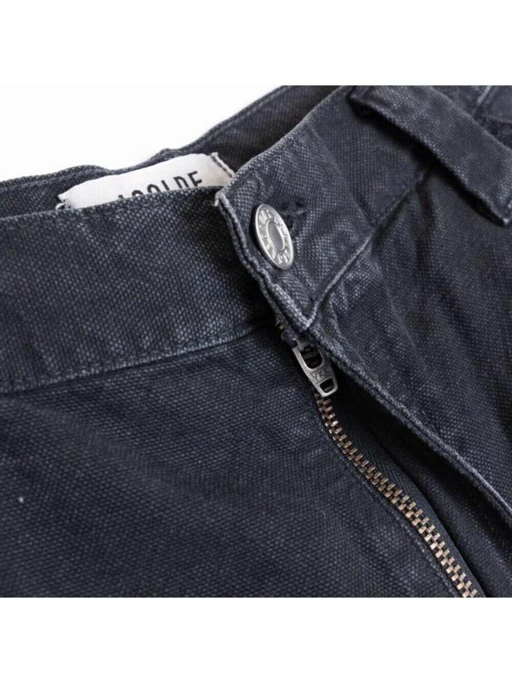 AGOLDE Vivian Pant Cargo Jeans Oversized Baggy Wide Leg Strap Black - Picture 9 of 13